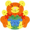 Puzzle drevené Macko (Naúčná skladačka pre deti od troch rokov)