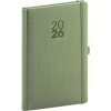 Notique Diamante A5 týždenný 2026 olivový
