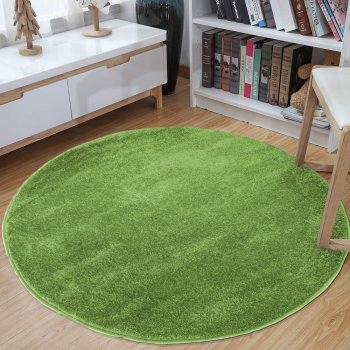 DomTextilu Okrúhly koberec zelenej farby 26670-216480 od 20,9 € - Heureka.sk