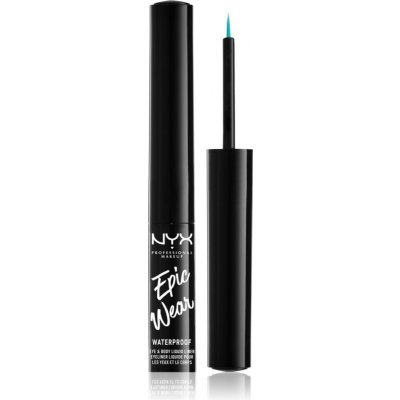 NYX Professional Makeup Epic Wear Metallic Liquid Liner dlhotrvajúce gélové očné linky 06 Teal Metal 3,5 ml