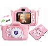 Detský digitálny fotoaparát Galaxia Unicorn 40 Mpx ružový