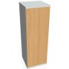 Hobis Policová skriňa Strong P, 40x115,2x40 cm, buk/sivá