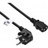 Akyga AK-PC-06A napájací kábel Čierna 3 m CEE7 / 7 IEC C13
