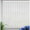Design 91, Hotová záclona s riasiacou páskou - Tonia biela, lesklá, š. 4 m x d. 3 m