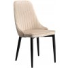 Jedálenská stolička LORIENT zamatová, béžová