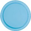 Papierové taniere svetlomodré 22cm 8ks