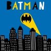 Carbotex Bavlnený uterák 30 x 50 cm Batman Gotham City