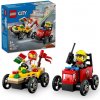 LEGO® City 60458 Pretekársky balíček: Rozvoz pizzy vs. hasičské auto
