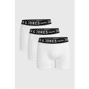 Boxerky, trenky, slipy, tangá 3Pack pánske boxerky Jack and Jones viacfarebné 12081832 light grey