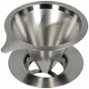 HARIO Drip V60-02 - dripper / filter na kávu z nehrdzavejúcej ocele s podstavcom