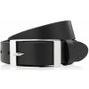 PAOLO PERUZZI Dámsky kožený opasok 100cm | čierna PG-02-BLS-100