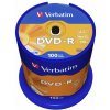 DVD-R disk, AZO, 4,7GB, 16x, 100 ks, cake box, VERBATIM