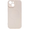 AppleMix Apple iPhone 15 - Podpora MagSafe silikónový - béžové