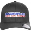 BONMOTO šiltovka LOGO Flexfit black - S/M