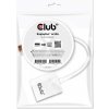 Club3D Adaptér aktívny DisplayPort na VGA (M/F), 25cm