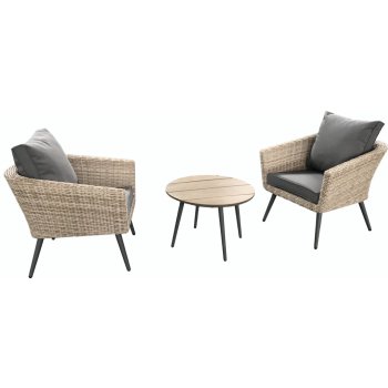 Bello Giardino AMABILE set 2+1 - balkónový nábytok z technorattan, hnedá od  719 € - Heureka.sk