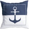 Marine Business | Santorini vankúš - kotva modro biely 40x40 cm