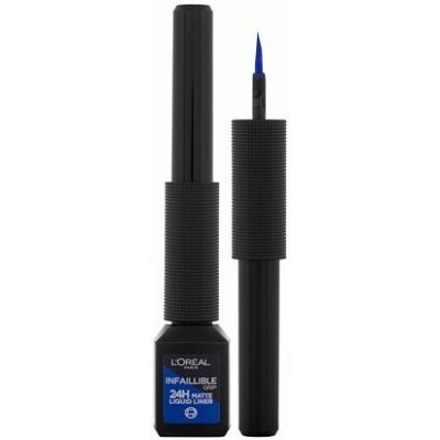 L'Oréal Paris Infaillible Grip 24H Matte Liquid Liner vodeodolná očná linka tekuté linky 02 Blue 3 ml