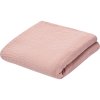 NEW BABY Mušelínová detská deka 70x100 cm ružová 70x100 ružová