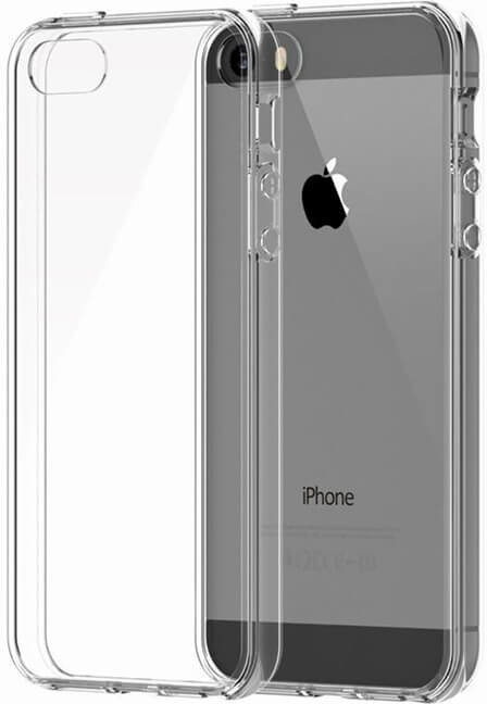 Púzdro SES Silikónové Apple iPhone 5/5S/SE - čiré