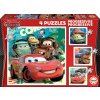 Educa 14942 cardboard multi Disney Cars II 25,20,16,12 dielov