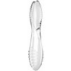 Sklenené dildo Satisfyer Dazzling Crystal 2 priehľadné, obojstranné sklenené dildo 20 x 3,6 cm