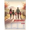 Rodinný kalendář 2026 - nástěnný kalendář