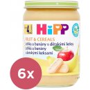 HiPP Bio Jablká a banány s keksami 6 x 190 g