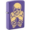 Zippo Purple Skulls