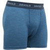 Pánske boxerky Devold, BREEZE MERINO 150 BOXER modrá,tmavo sivá M
