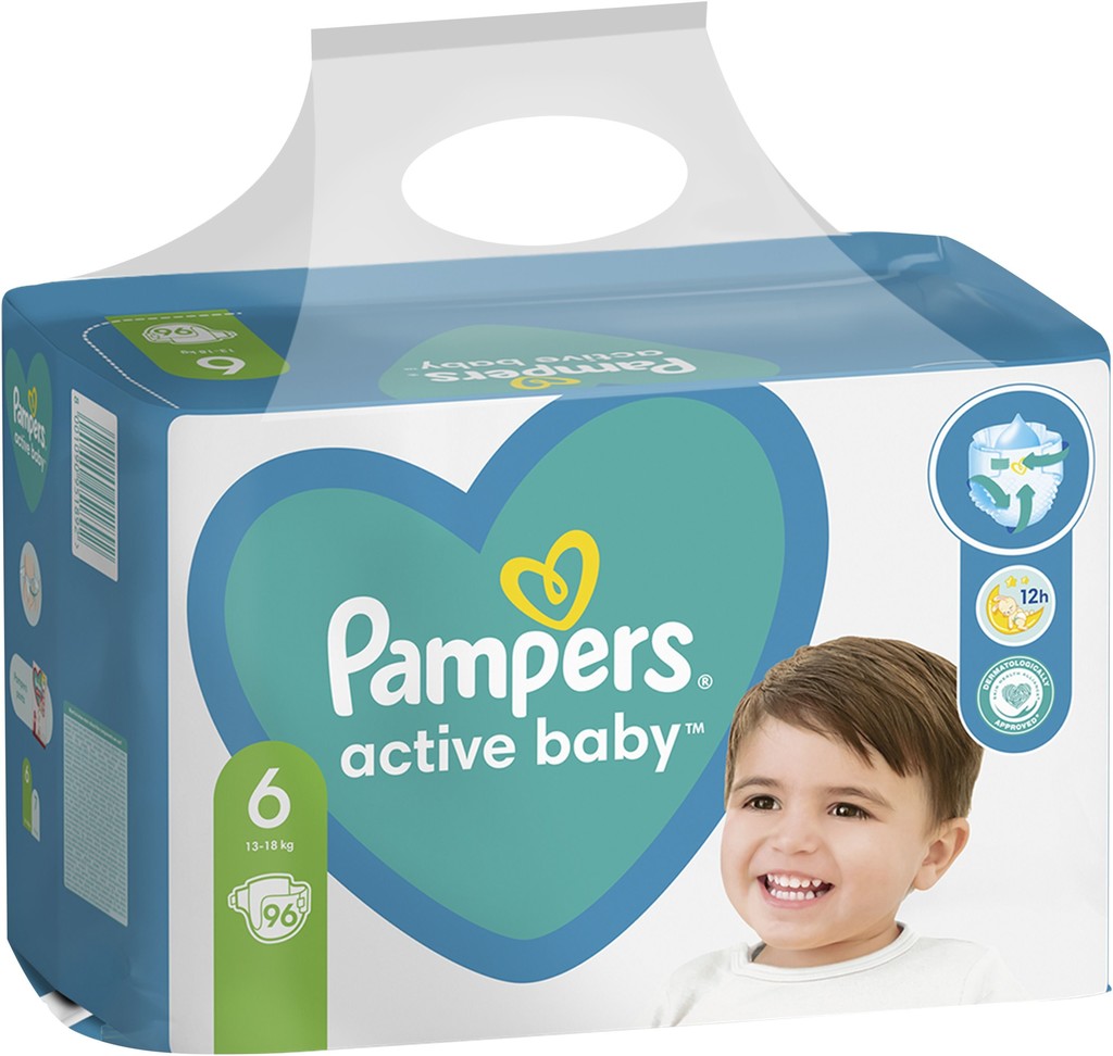 Pampers Active Baby 6 96 ks