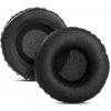 Náhradné náušníky pre slúchadlá Logitech H609, 600, 390, 340, 330 - Čierne, kožené