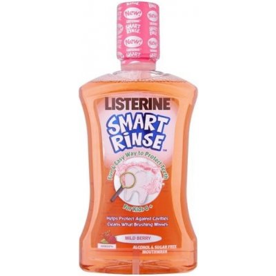 Listerine Smart Rinse Mild Berry, ústna voda pre deti (od 6 rokov) 250 ml, 250ml, deti