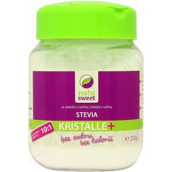 Stevia Natusweet Kristalle 10:1 250 g od 9,49 € - Heureka.sk