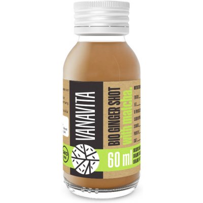 VanaVita Bio Ginger shot with matcha 60 ml