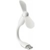 USB ventilátor, biela