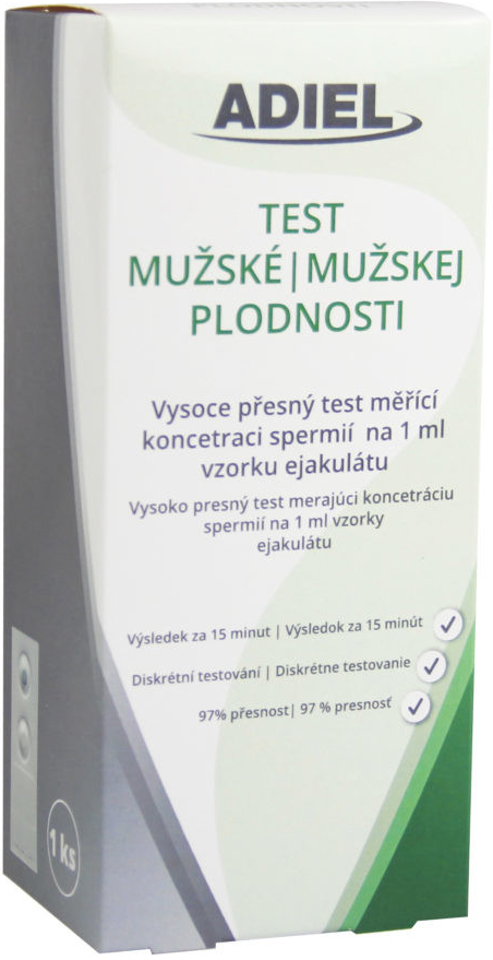 Adiel test mužskej plodnosti 1 ks od 12,79 € - Heureka.sk