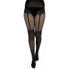 pančuchy PAMELA MANN - Net Stripe - Black - PM1132