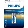 Philips Batéria AAA 1,5 V Ultra Alkaline, 2 ks