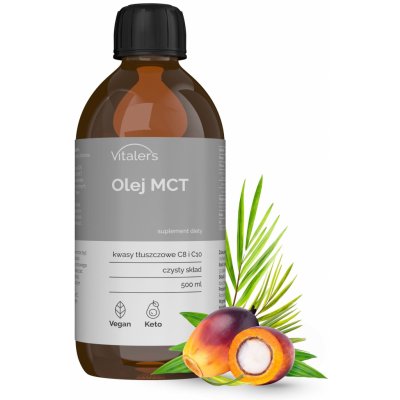Vitaler's Prírodný MCT olej 500 ml
