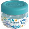 Quokka Bubble Plastová nádoba na jedlo Watercolor Leaves 500 ml