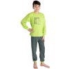 Bettymode Chlapčenské pyžamo BASKETBALL LIME dlhý rukáv, 152
