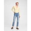 GAP Džínsy cheeky straight high rise distressed Modrá 24REG Modrá Modrá