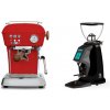 Ascaso Dream PID, Love Red + Rocket Espresso SPLUGA, black