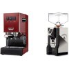 Gaggia New Classic E24 BC, red + Eureka Mignon Perfetto, NX black