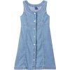 Gap Sl Reissue dievčenské šaty svetlomodrá