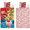 Detská posteľná bielizeň 140x200 SUPER MARIO BROS Halantex Nintendo 100 % bavlna