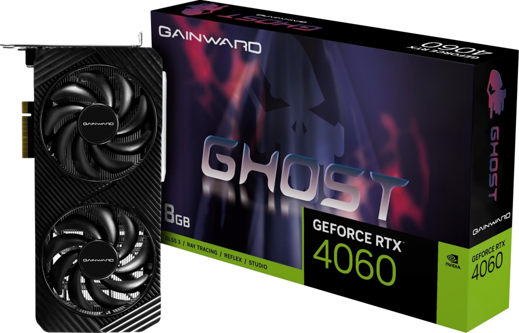 Gainward GeForce RTX 4060 Ghost 8GB GDDR6 NE64060019P1-1070B