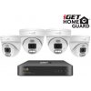 iGET HGNVK84804 - kamerový PoE set, 2K rozlíšenie, 8CH NVR + 4x kamera so zvukom, IR + LED, CZ app 75020569