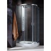 RADAWAY PREMIUM PLUS E1900 90 x 80cm sprchový kút oblúkový asymetrický, profil chróm - 01 sklo číre